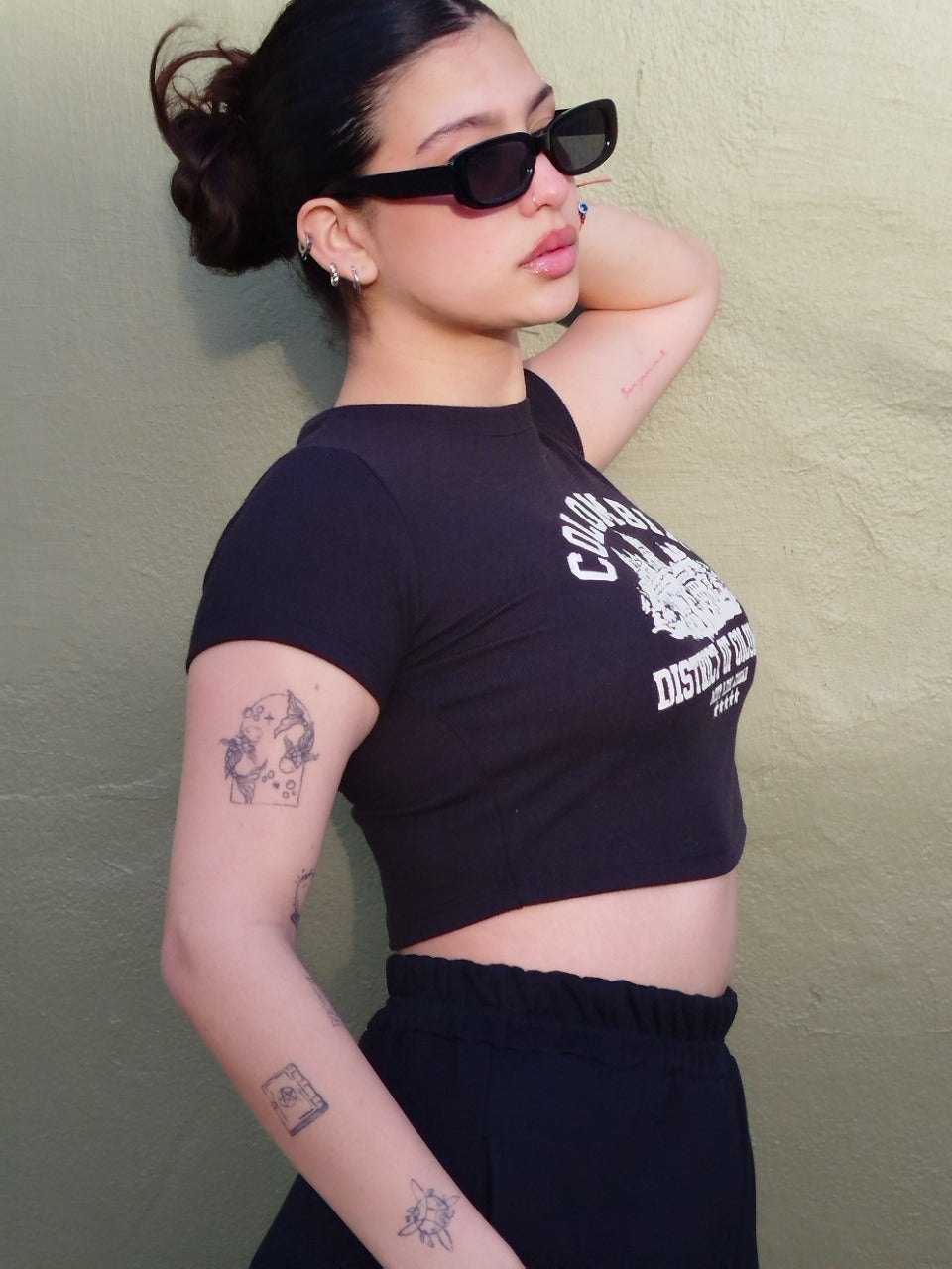 Baby Tee Negro Colombia